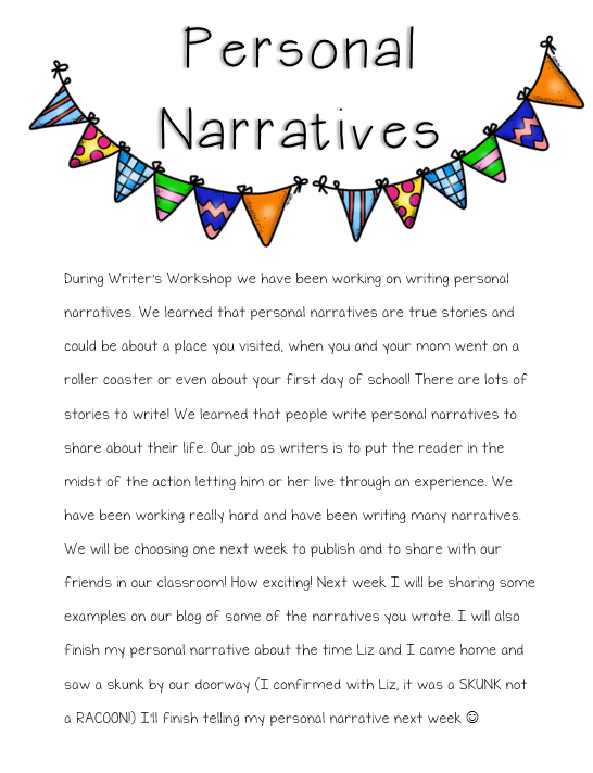 3rd Grade Narrative Writing